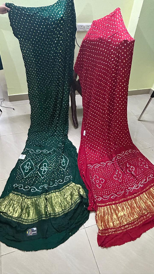 Stunning Bandhani Saree